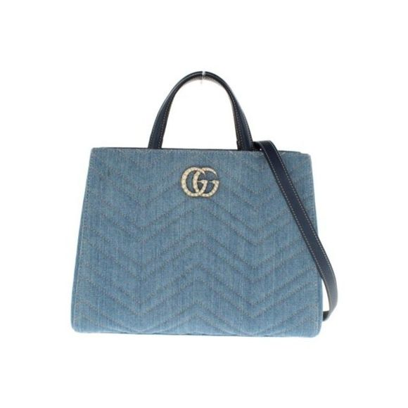 Gucci Bag GG Marmont Handbag Shoulder Bag Green